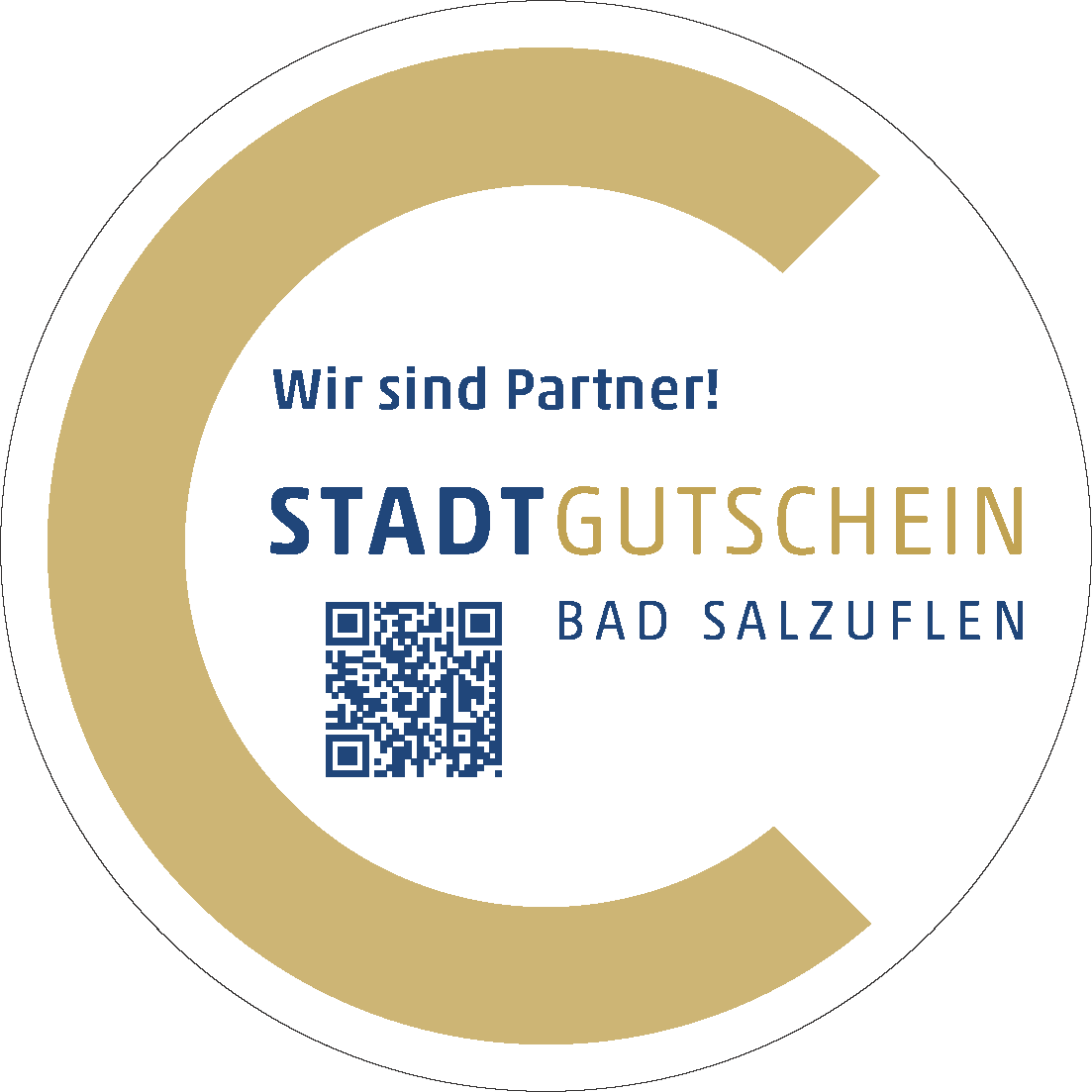 Sie erkennen die Stadtgutschein-Partner, bei denen der Bad Salzufler Stadtgutschein eingelöst werden kann, am Stadtgutschein-Aufkleber im Schaufenster. 